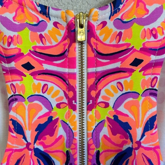 Lilly Pulitzer Carlotta Stretch Shift Pink Fusion - Picture 7 of 13